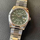 ロレックス デイトジャスト36 Ref.126200 オリーブグリーンパームモチーフ photo 1