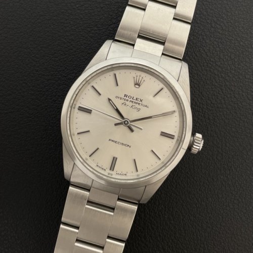 ロレックス エアキング Ref.5500 アンティーク
シルバー
交換ダイヤル（ルミノバ）