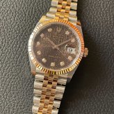 ロレックス デイトジャスト36 Ref.126231G チョコレートブラウンコンピューター10Pダイヤ photo 1