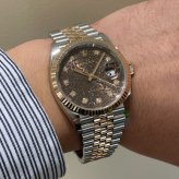 ロレックス デイトジャスト36 Ref.126231G チョコレートブラウンコンピューター10Pダイヤ photo 3