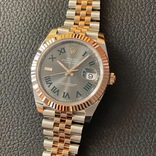 ロレックス デイトジャスト41 Ref.126331 スレートローマ