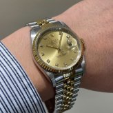 ロレックス デイトジャスト Ref.16233G シャンパン10P photo 3