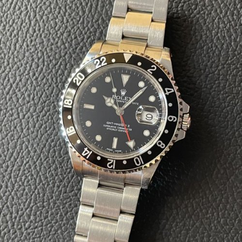 ロレックス GMTマスターII Ref.16710 黒ベゼル