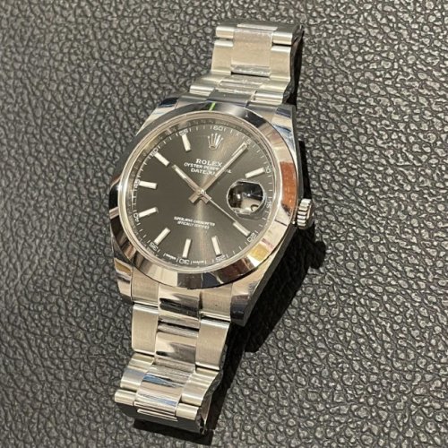 ロレックス デイトジャスト41 Ref.126300 ブライトブラック