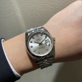 ロレックス デイトジャスト Ref.116234G シルバー10Pダイヤ photo 3