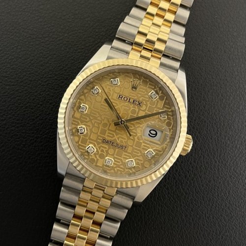 ロレックス デイトジャスト36 Ref.126233G シャンパンコンピューター