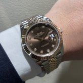 ロレックス デイトジャスト41 Ref.126331G チョコレート10P photo 3