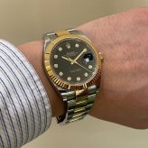 ロレックス デイトジャスト41 Ref.126333G ブライトブラック10ｐダイヤ photo 3