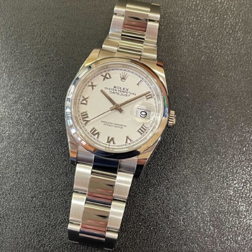 ロレックス デイトジャスト36 Ref.126200 ホワイトローマ