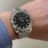 ロレックス デイトジャスト41 Ref.126334G ブラック10Pダイヤ photo 3