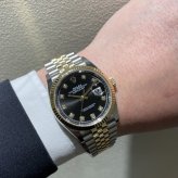 ロレックス デイトジャスト36 Ref.126233G ブライトブラック10P photo 3