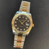 ロレックス デイトジャスト41 Ref.126333G ブライトブラック10P photo 1