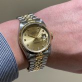 ロレックス デイトジャスト Ref.16233G シャンパン10Pダイヤ photo 3