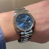 ロレックス デイトジャスト41 Ref.126334 アズーロブルーローマ  photo 3