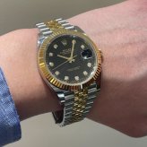 ロレックス デイトジャスト41 Ref.126333G ブライトブラック10P photo 3