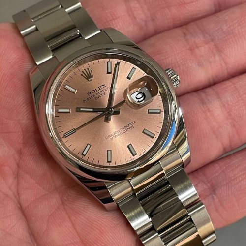 ロレックス オイスター・パーペチュアル・デイト Ref.115200 ピンク