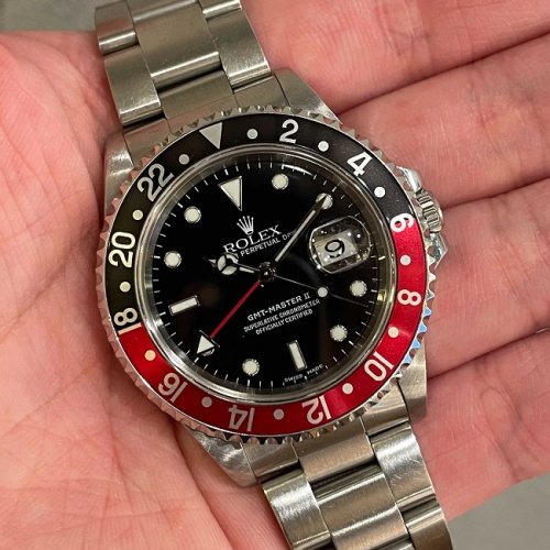 ROLEX GMT-MASTER II Ref.16710 D番 赤黒ベゼル