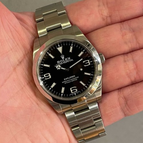 ロレックス エクスプローラーI Ref.214270 夜光あり