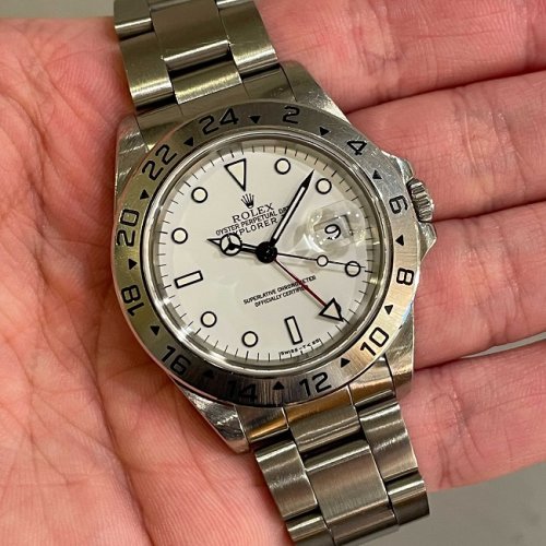 ロレックス エクスプローラーII Ref.16570 ホワイト