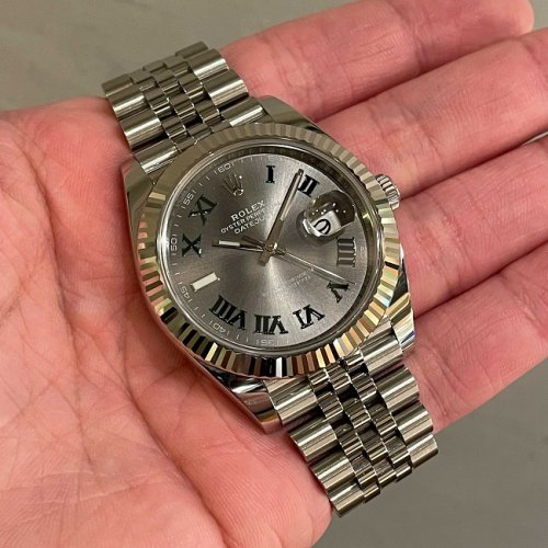 ロレックス デイトジャスト41 Ref.126334 スレートローマ