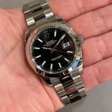 ロレックス デイトジャスト41 Ref.126300 ブラック 001