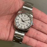 ロレックス エアキング Ref.114200 ホワイトプリントローマ 002