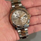 ロレックス デイトジャスト41 Ref.126331G サンダスト10Pダイヤ 001