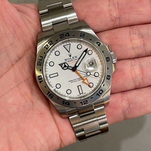 ロレックス エクスプローラーII Ref.216570 ホワイト