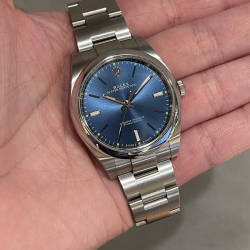 ロレックス オイスター・パーペチュアル39 Ref.114300 ブルー