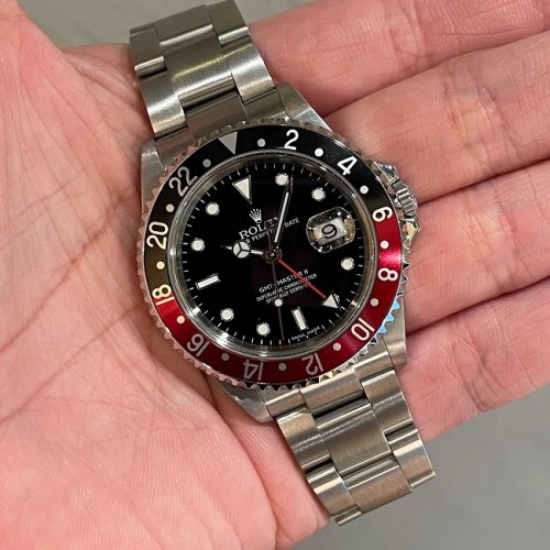 ロレックス GMTマスターII Ref.16710 赤黒ベゼル
スティックダイヤル