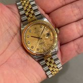 ス*ー様 おもちゃのロレックス ROLEX ロレックス 116233 デイトジャスト グレーローマン 自動巻き