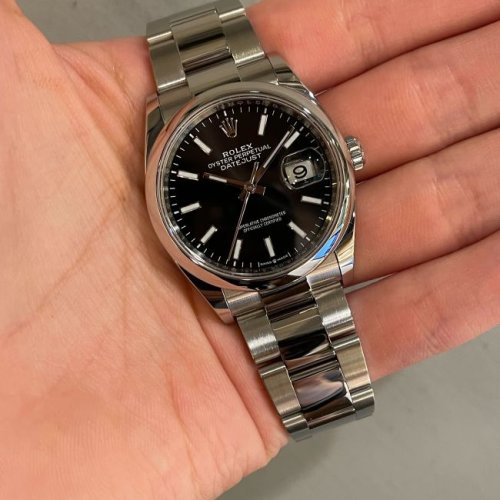 ロレックス デイトジャスト36 Ref.126200 ブラック