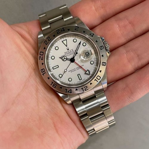 ロレックス エクスプローラーII Ref.16570 ホワイト