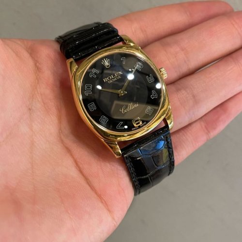 ロレックス チェリーニ ダナオス Ref.4233/8 黒アラビア