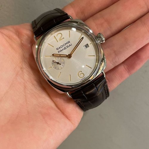 パネライ ラジオミールクアランタ Ref.PAM01570 シルバー/中野店6周年記念「大商談会」対象品