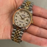 ロレックス デイトジャスト Ref.16233 白彫コンピューターアラビア photo 2