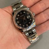 ロレックス デイトジャスト Ref.116234G 黒彫コンピューター10Pダイヤ photo 1