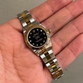 ロレックス オイスター・パーペチュアル Ref.76193G 最終大商談会対象品！　ブラック11Pダイヤ photo 1