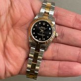 ロレックス オイスター・パーペチュアル Ref.76193G 最終大商談会対象品！　ブラック11Pダイヤ photo 2