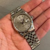 ロレックス デイトジャスト Ref.16234G グレープリントコンピューター10Pダイヤ photo 1