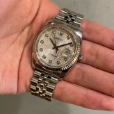 ロレックス デイトジャスト Ref.116234G 銀彫10Pダイヤ photo 2