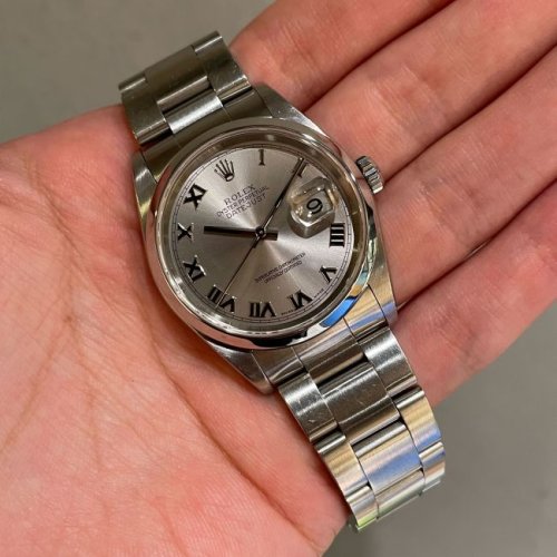 ロレックス デイトジャスト Ref.16200 グレーローマ