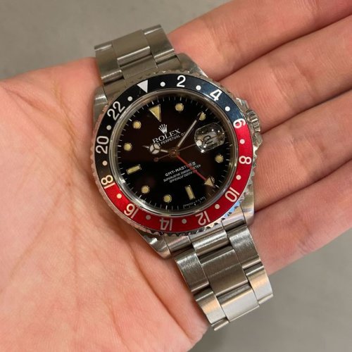 ロレックス GMTマスターII Ref.16710 黒赤ベゼル