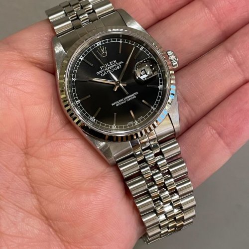 ロレックス デイトジャスト Ref.16234 ブラック