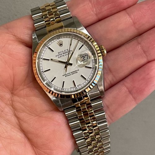 ロレックス デイトジャスト Ref.16233 ホワイト