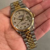 ロレックス デイトジャスト Ref.16233 白彫アラビア photo 1