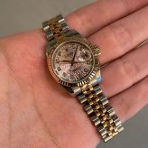 ロレックス デイトジャスト Ref.179171G ピンクコンピューター photo 1