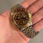 ロレックス GMTマスターI Ref.1675/3 フジツボ交換ルミノバ photo 1