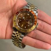 ロレックス GMTマスターI Ref.1675/3 フジツボ交換ルミノバ photo 2