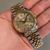 ロレックス デイトジャスト36 Ref.126233G シャンパンフルーテッド photo 1